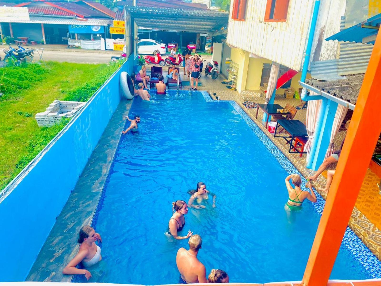 Golden Dragon House Vang Vieng Bagian luar foto