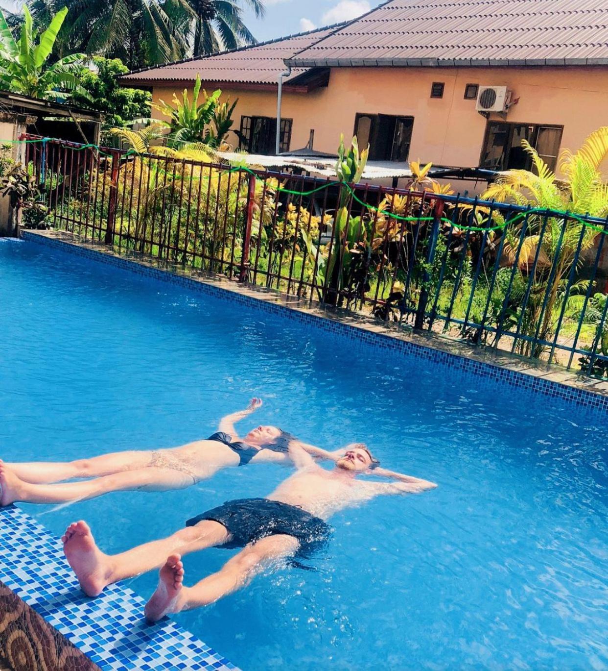 Golden Dragon House Vang Vieng Bagian luar foto