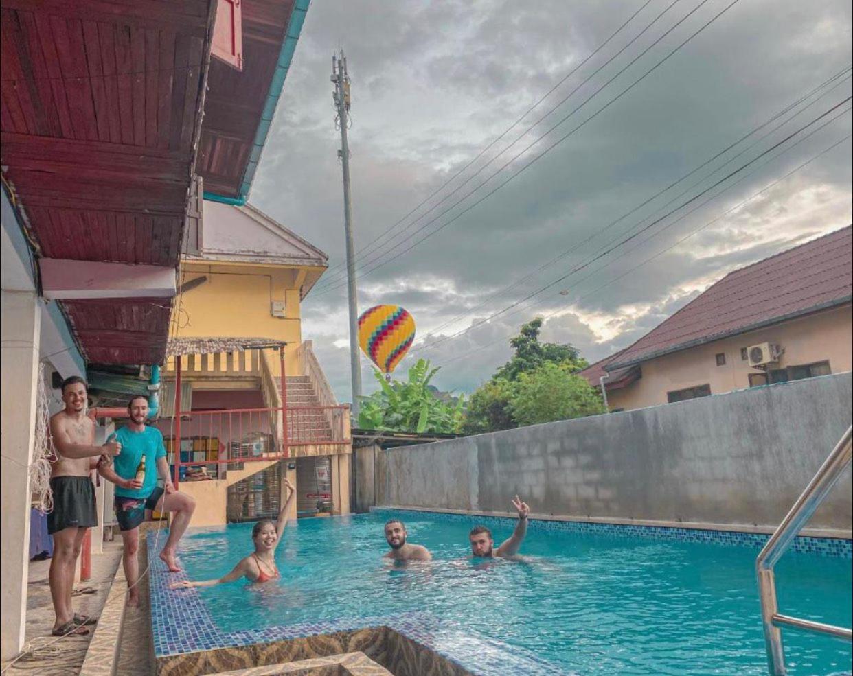 Golden Dragon House Vang Vieng Bagian luar foto