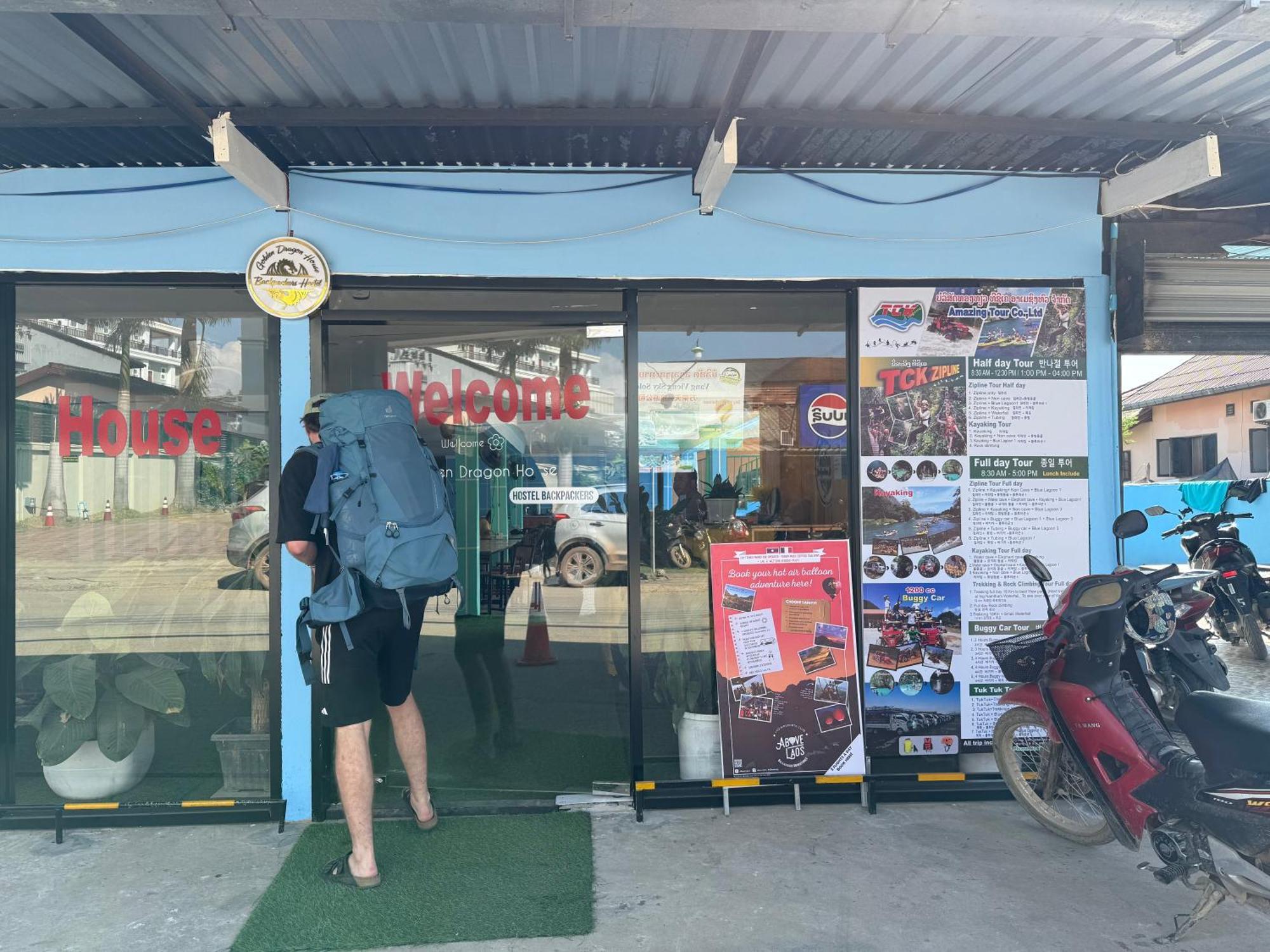 Golden Dragon House Vang Vieng Bagian luar foto